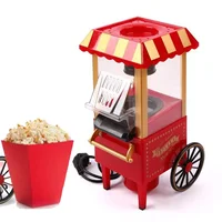 Electric Popcorn Maker Home Corn Popcorn Making Machine Fully Automatic Trolley Corn Popper DIY Creativity For Children 1