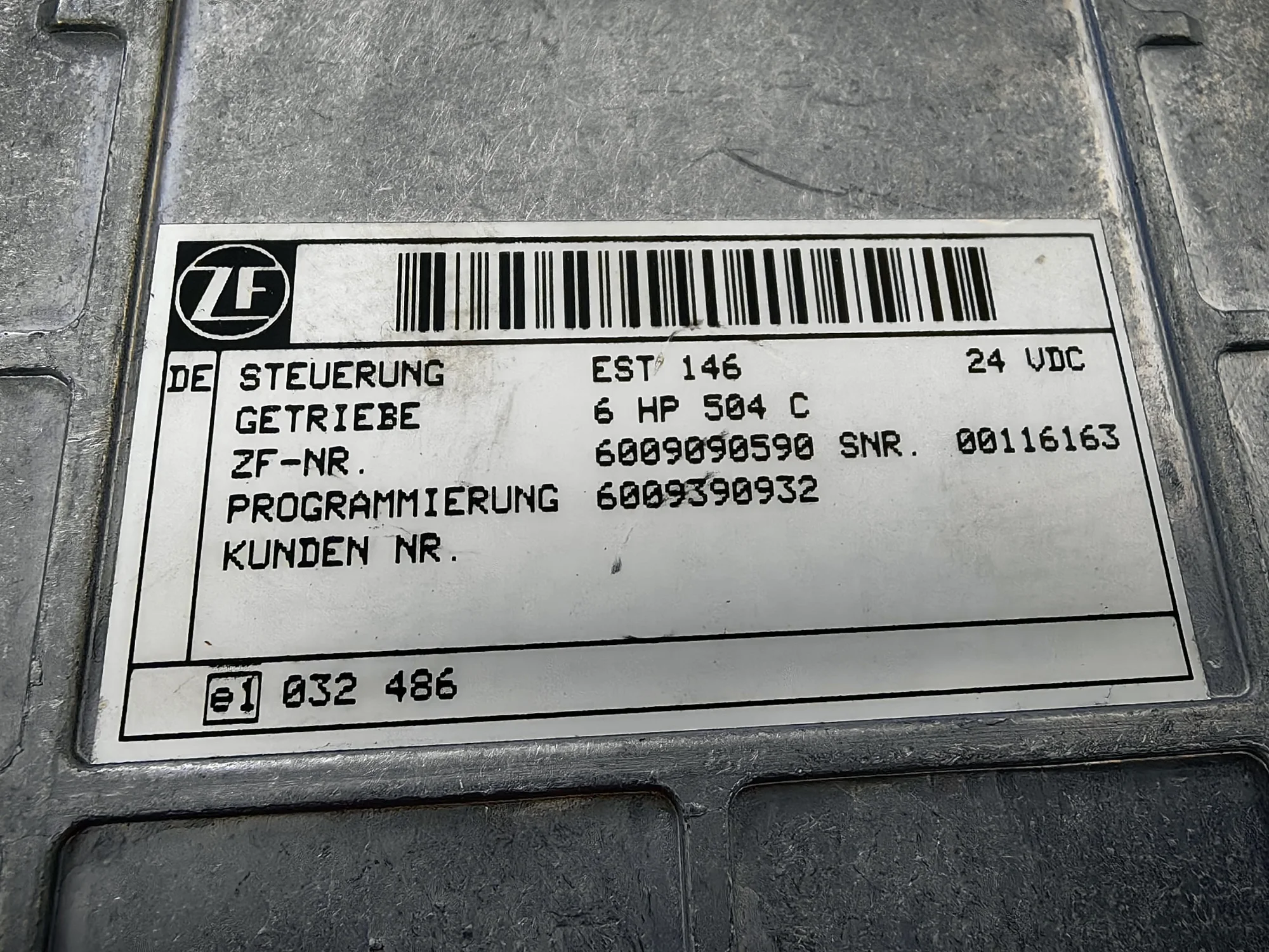 ZF Automatic Transmission Module ZF 6009 390 001/6009 090 590/ 6009 390 932 Model Hot-selling product