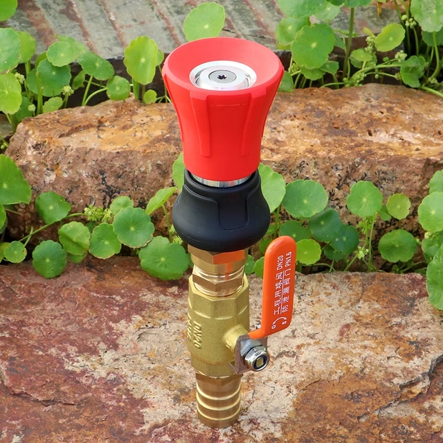 Tűz Típusú Virágos Egyenáramú Állítható Sprinkler Fej Autó Mosás Vízpisztoly Tereprendezés Öntözés - Image 4