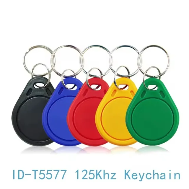 5PCS T5577 Smart Chip Tag 125Khz Rewriteable Copy Badge EM4305 Copier Keychain RFID Duplicator Proximity ID Clone Card 6