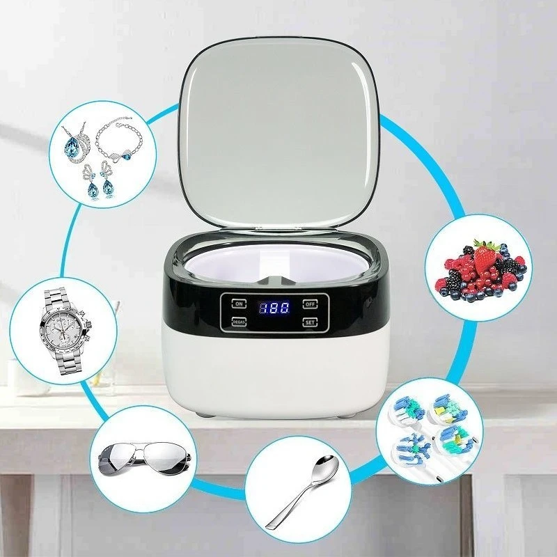 220V Ultrasonic Cleaning Machine For Household Eyewear Watch Jewelry Contact Lenses Dental Braces Fully Automatic 2