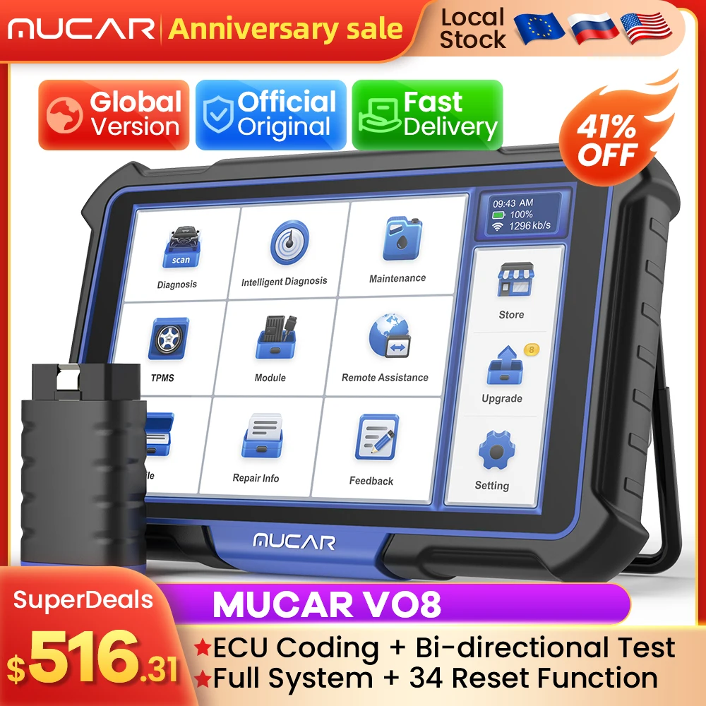MUCAR-VO8-Profession-Auto-OBD2-Scanner-Full-System-34-Reset-ECU-Coding ...