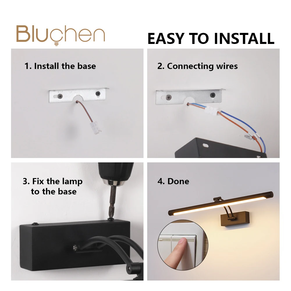 إضاءة الجدار الداخلية LED، 8W أو 12W، شكلها عصري،...