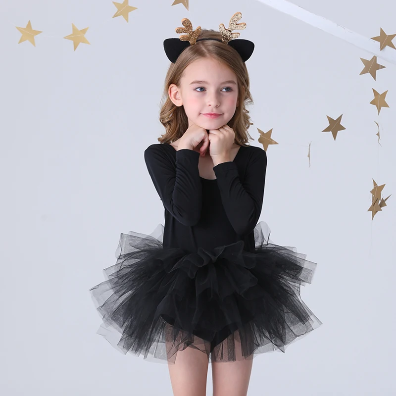 Girls Dress Fashion Girl Ballet TuTu Dress Professional Kids Dancing Party Dress Performance Costume Princess Wedding Girl 2-8 Ys girls dress princess costume children dance suit