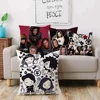 Hot Rock Band Tokios Hotels Pillow Covers Cartoon Sofa Decorative Home Double-sided Printing Short Plush Cute Cushion Cover 2