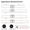 Bracelet montre en silicone pour Apple Watch