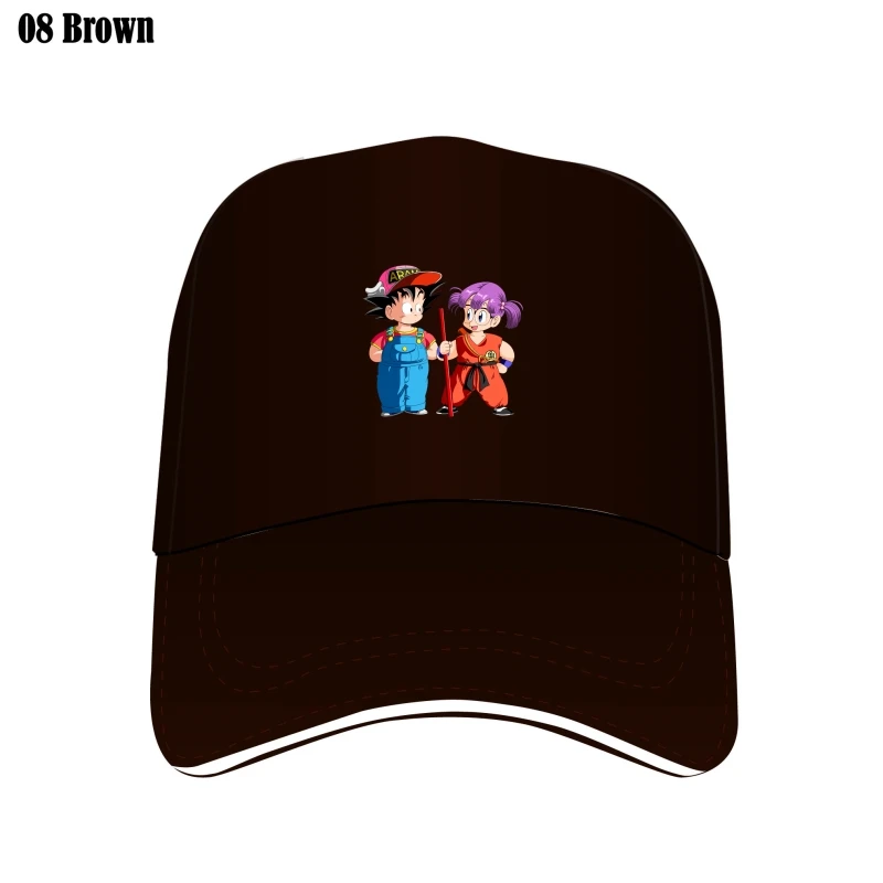 

Camiseta- Arale Y Goku Travestidos Bill головные уборы Ninos и взрослые летние сетчатые хлопковые Регулируемые головные уборы