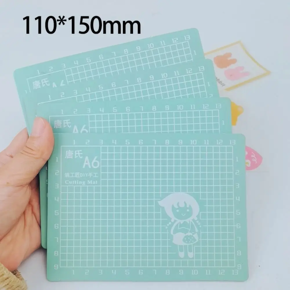 수제 미니 작업대 DIY 공예 바느질 수리 도구 패치워크 매트 조각판 종이 커팅 보드 A6 그리드형 커팅 매트