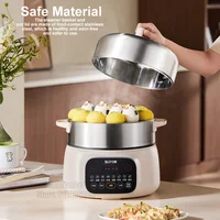 SUPOR 2 Layer Electric Steamer Multifunctional Household Hot Pot 16L Capacity Appointment Stainless Steel Steamed Bun Steamer 2