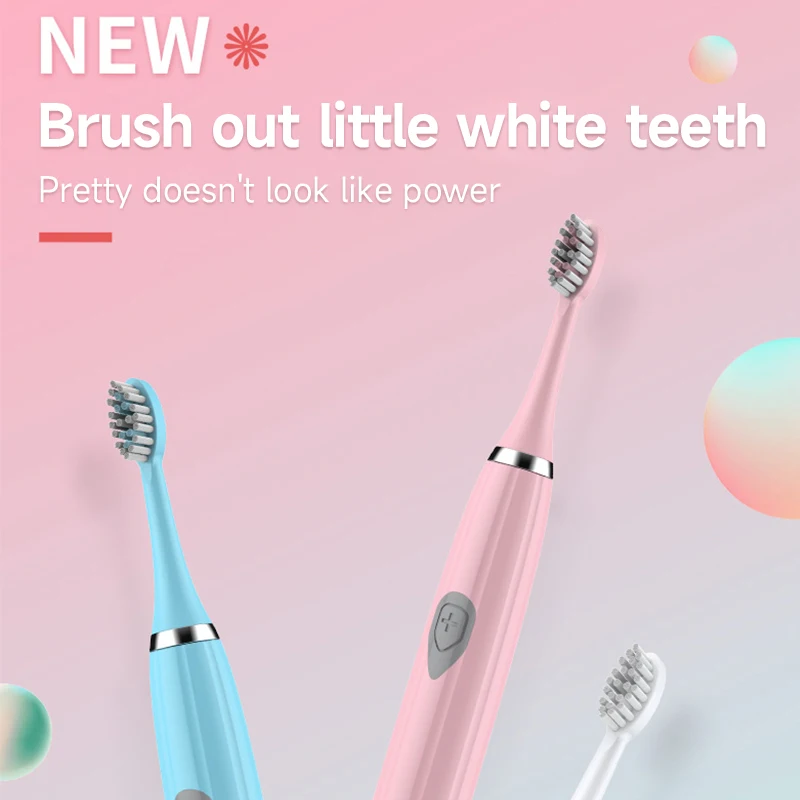 Electric Toothbrush for Adults Soft Portable Battery Endurance IPX6 Waterproof Intelligent Oral Care