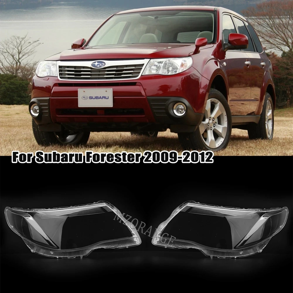 Cristal de cubierta de para Subaru Forester 2009 2011, cubierta de Faro, pantalla transparente, accesorios de coche| | - AliExpress