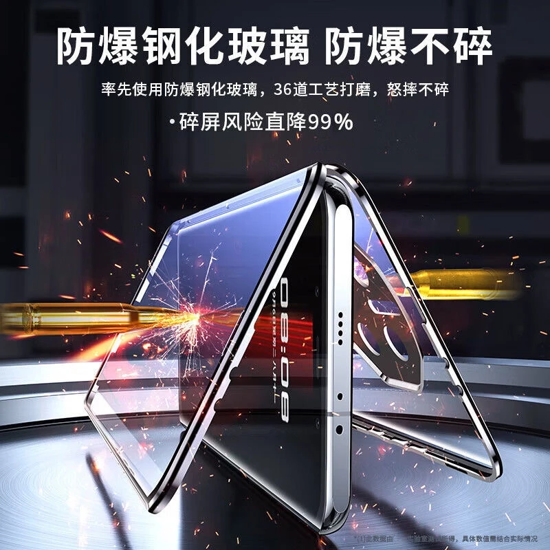 HAOYE Cover per Realme X2, Silicone Cover con 360 Gradi Girevole Anello