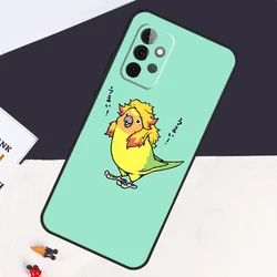 Chubby Cockatiel Parrot Bird Protective Phone Case - Samsung A14 (BB6341)