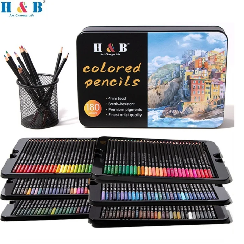 Professional Coloring Pencils Set  Professional Colored Pencil Set -  Colored Pencils - Aliexpress