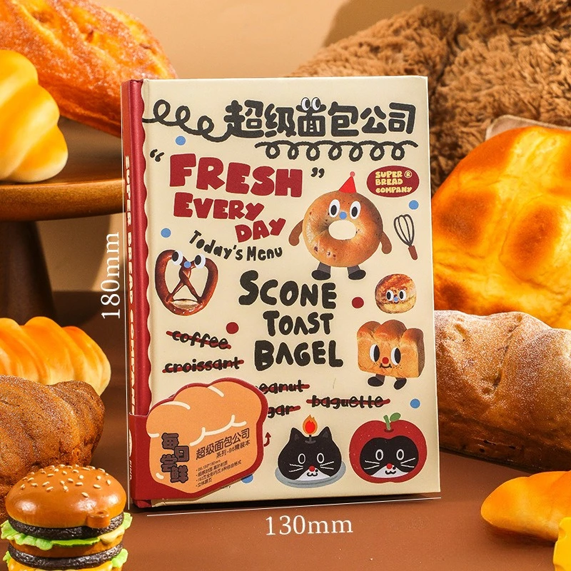 Hardcover Cartoon Notebook with Thick Paper for Office Study