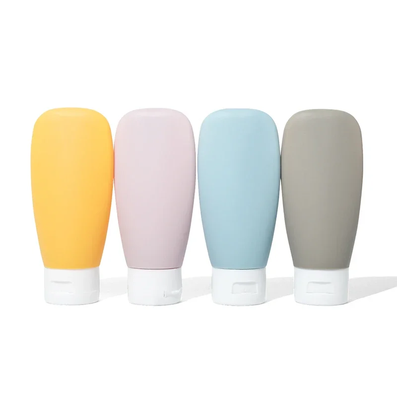 Morandi Tube Squeeze Bottle Portable Skin Care Products Dispensing Ottle Lotion Hand Cream Body Wash Travel Set Fill Empty 3