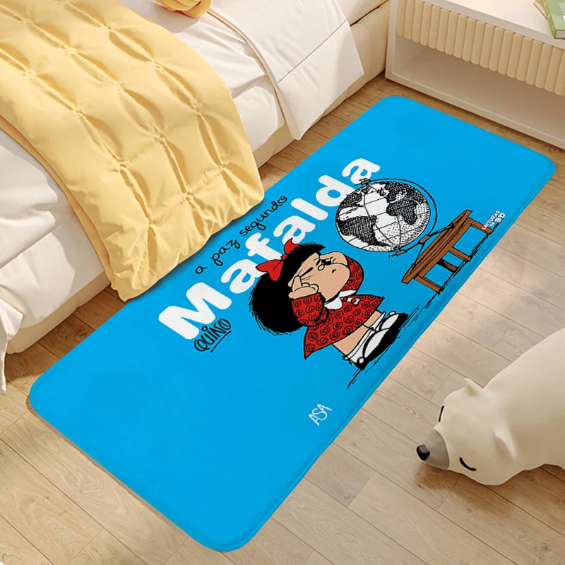 

Carpet for Bedroom Mafaldas House Entrance Mat Custom Washable Non-slip Kitchen Kitchen Treadmill Rugs Living Room Floor Carpets
