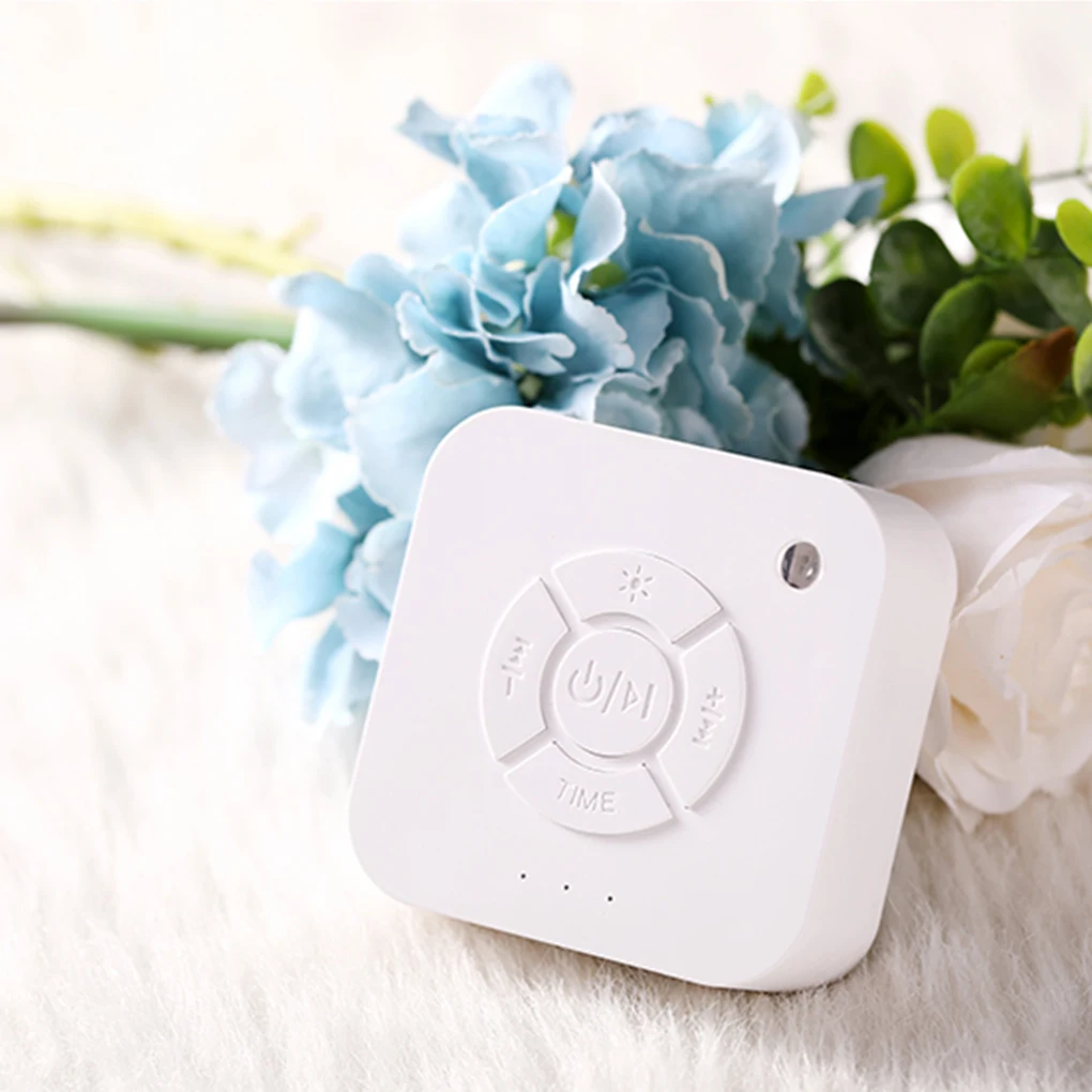White Noise Machine Portable Bedroom Sleep Rest Napping Soothing Sound Spa Machine Music Player