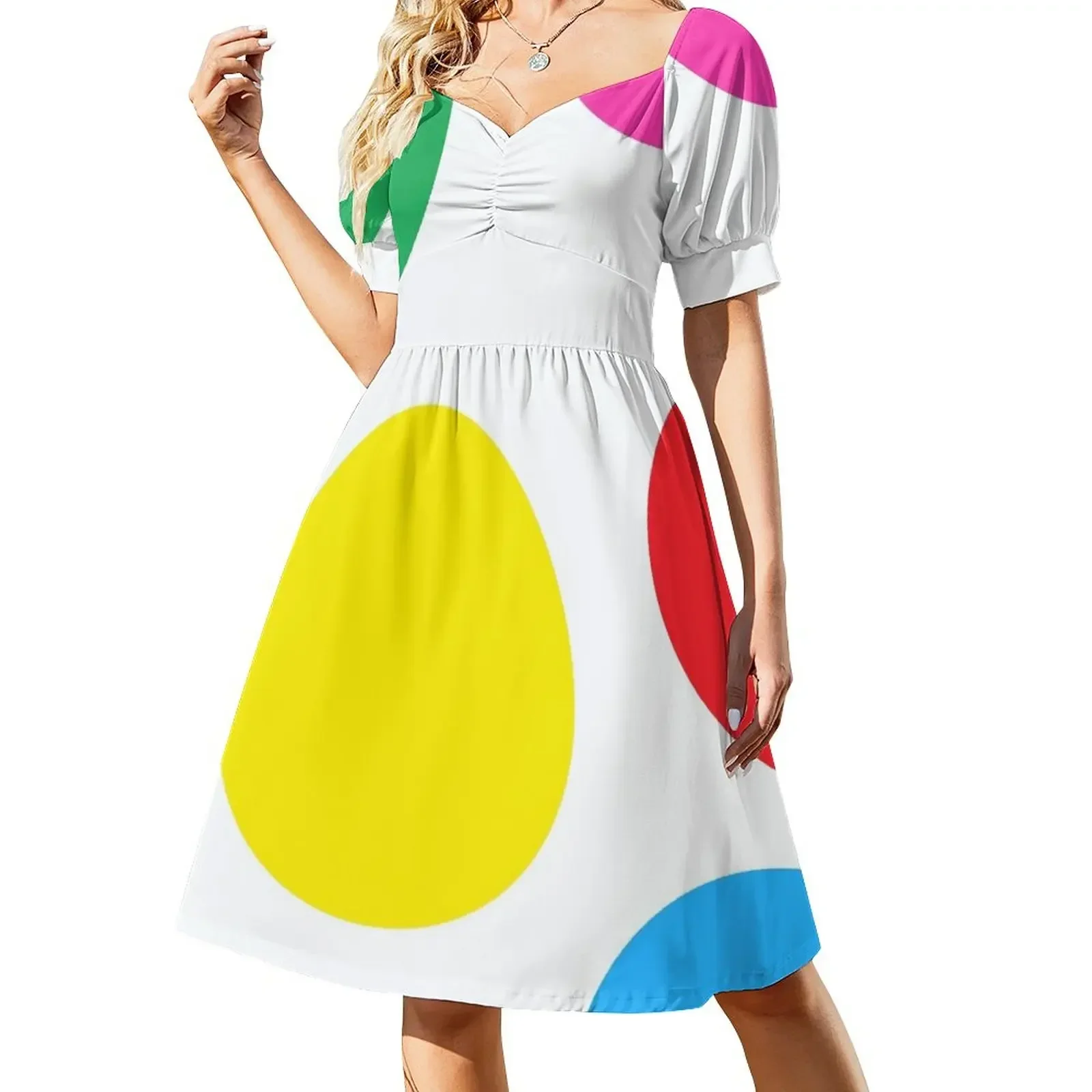 thumbnail image 1 of Sareby Short-Sleeved Dress Prom gown dress for women Dance dresses, 1 of 7
