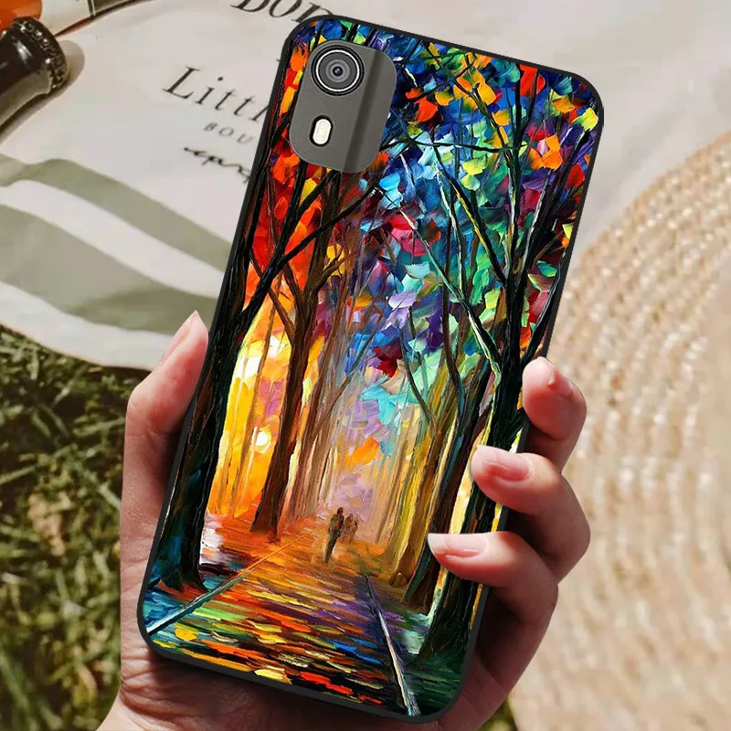 Sleek Black Shockproof Silicone Phone Case - Soft Protective Back Cover