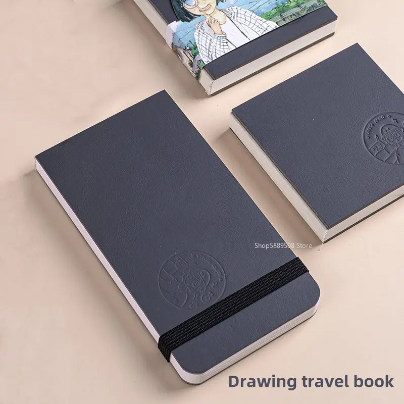 A5 Sketchbook For Watercolor Notebook Painting Hard Cover Travel