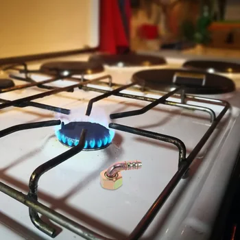 Universal Stove Pipe Joint Steel Gas Adapter for Reliable Cooker Connection Heavy Duty Propane Hose Fitting Safety Certified