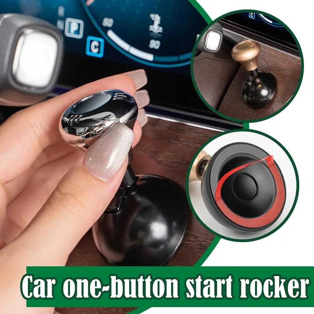 Car One Button Start Lever Joystick Rocker Car Start Stop Button Auto Ignition For SUVs Sedans RVs And all Vehicles car start button car start stop button