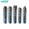 VGR 5 in 1 Mens Grooming Kit Professional Electric Shaver Beard and Nose Hair Trimmer Barber Hair Clipper Set V-108 2