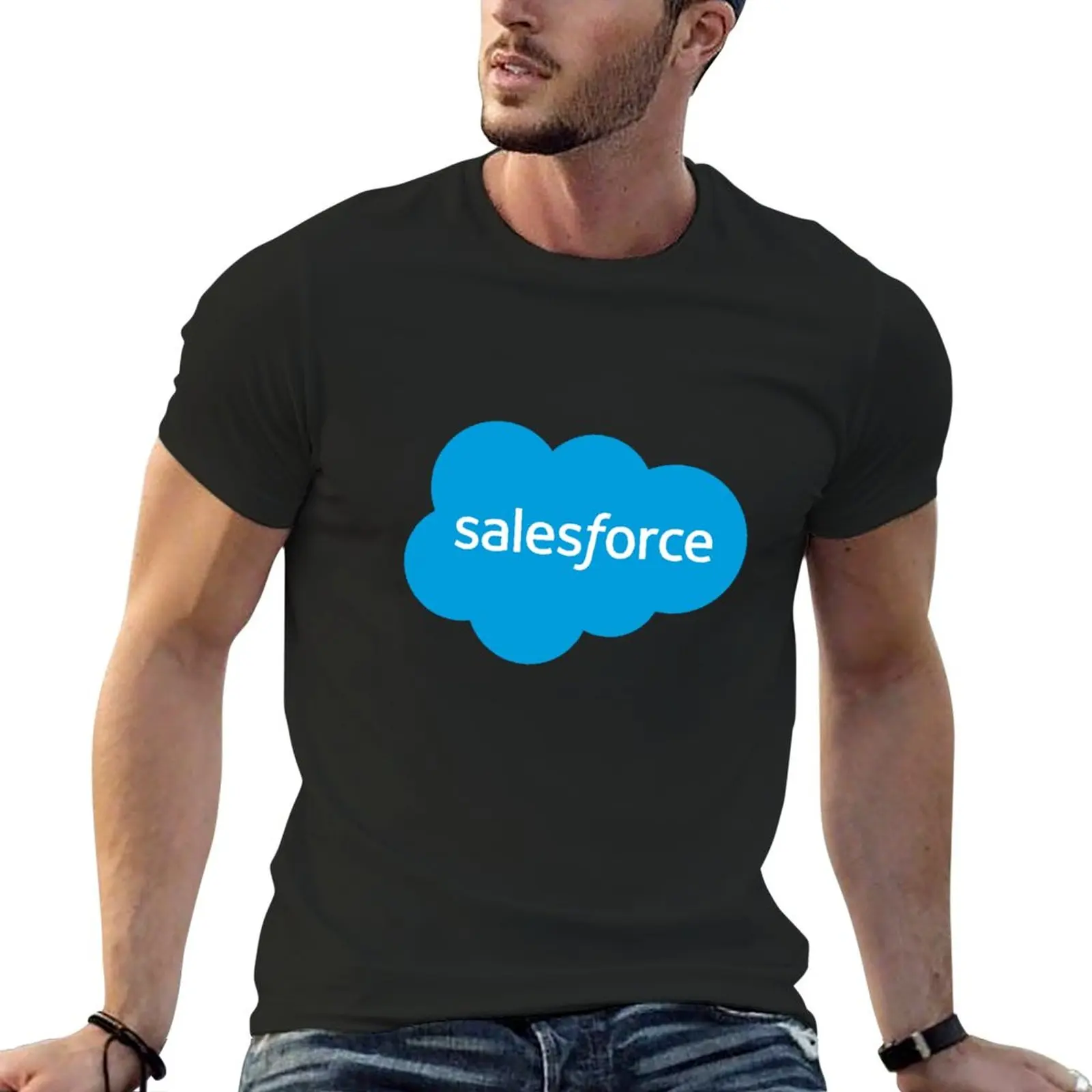 

New salesforce-Merch Classic T-Shirt black t shirt summer top Short sleeve tee t-shirts man designer t shirt men