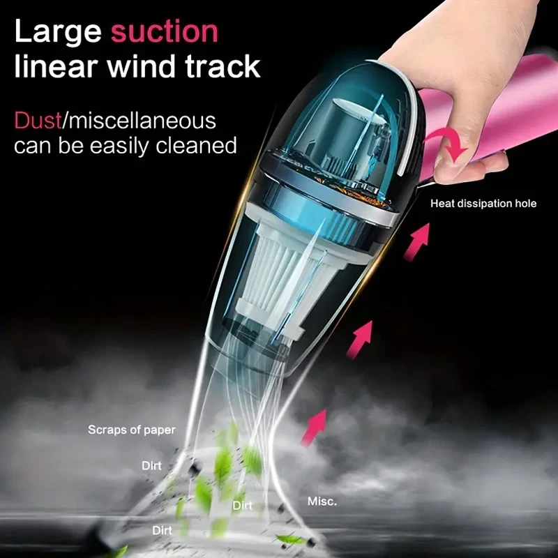 Vacuum Cleaner 12V Car Handheld Strong Suction