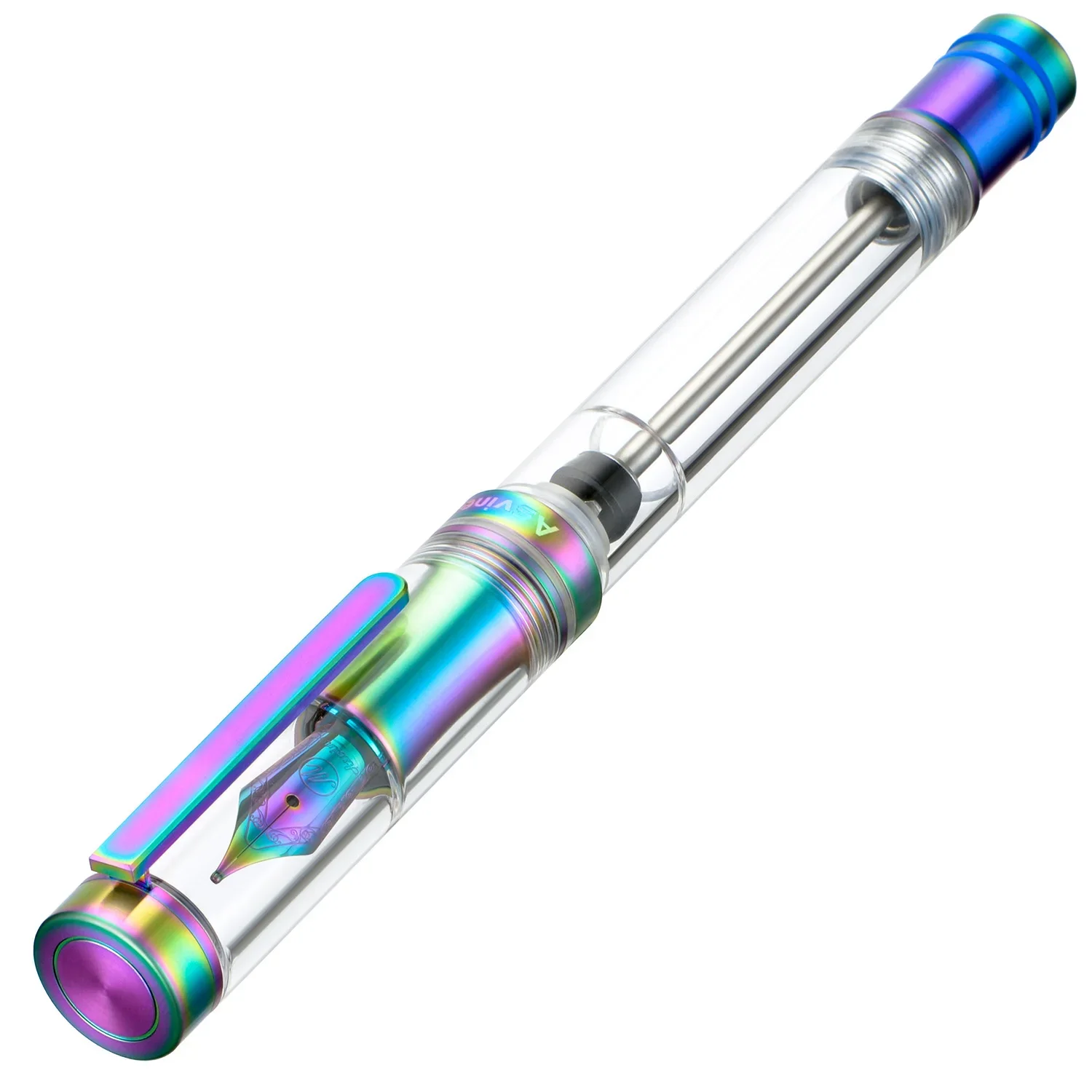 Asvine V200 Titanium Fountain Pen Vacuum Filling, Asvine