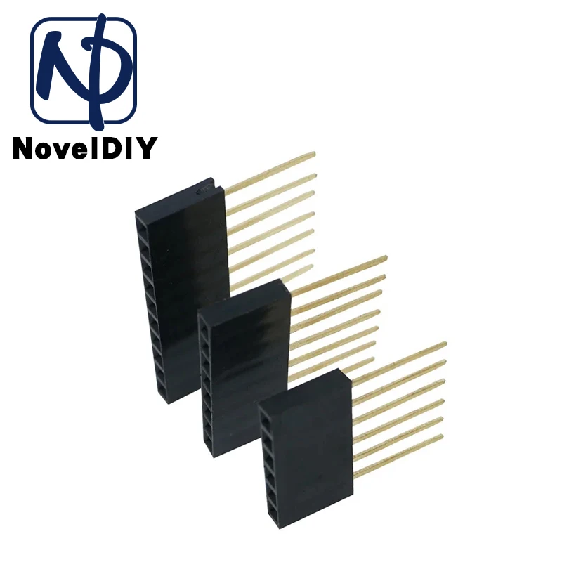 10PCS254mmSingleRowPin10MMPC104LongFemalePinHeaderSocket