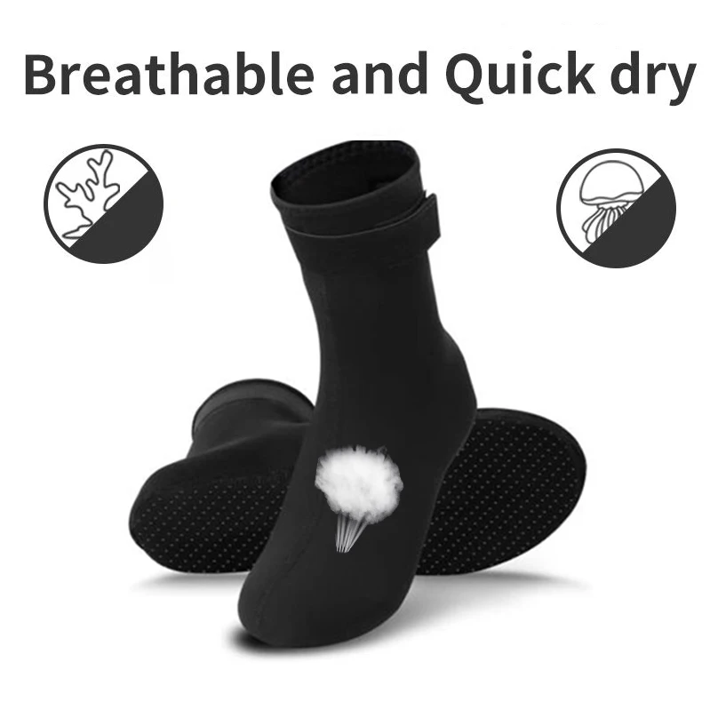 Swimming Fins Beach Volleyball Socks Neoprene Socks Non-slip Surfing Elasticity Boots Snorkeling Scuba Diving 3mm Wetsuit Shoes