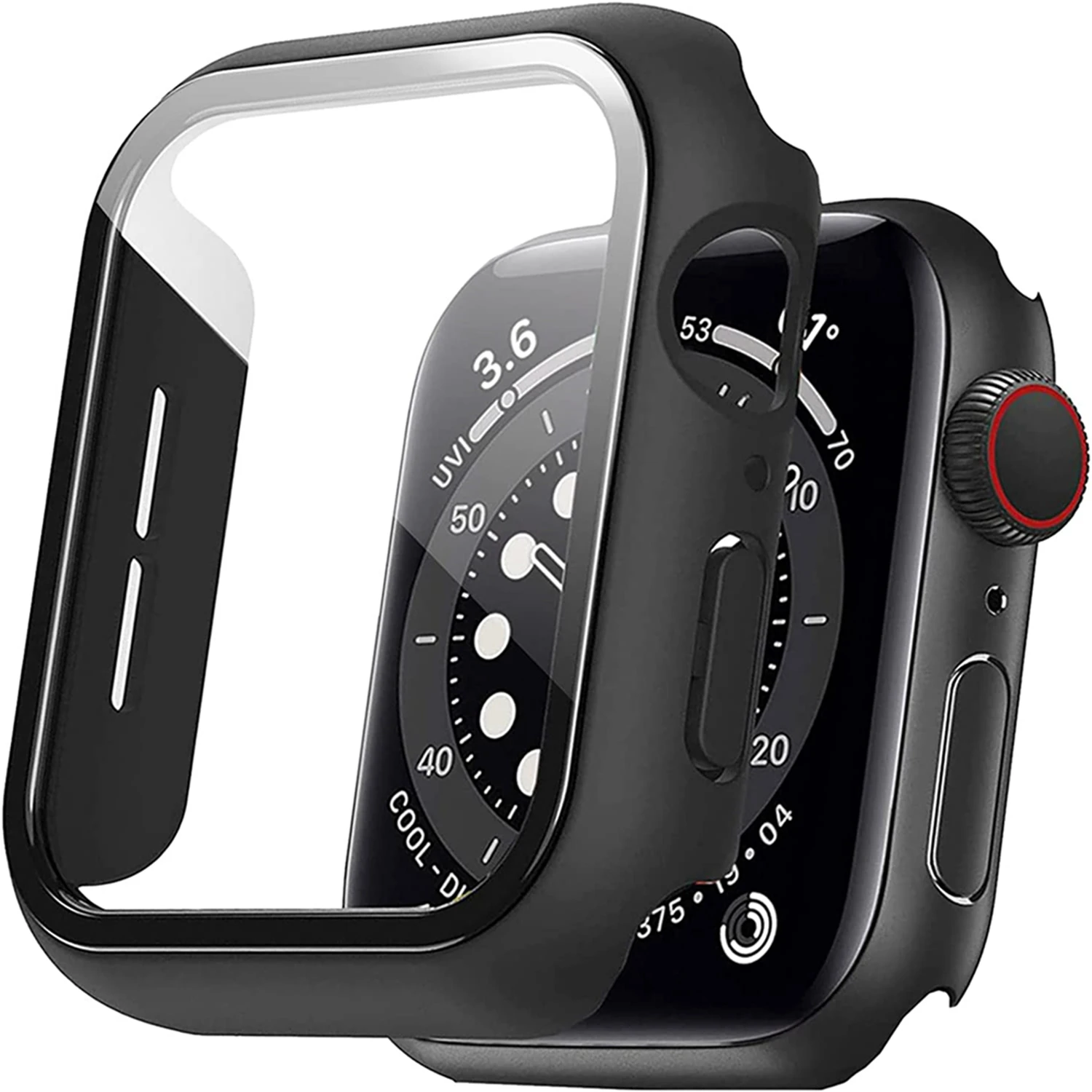 Premium Glass Cover for Apple Watch - Durable Screen Protector and Case