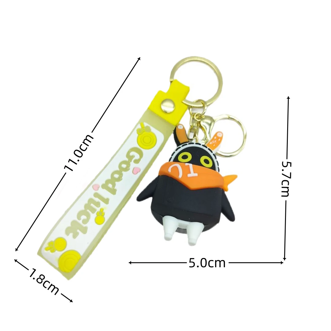 Anime Keychain Cosplay Bag Pendant Unisex Key Ring Accessory Jewelry Gift