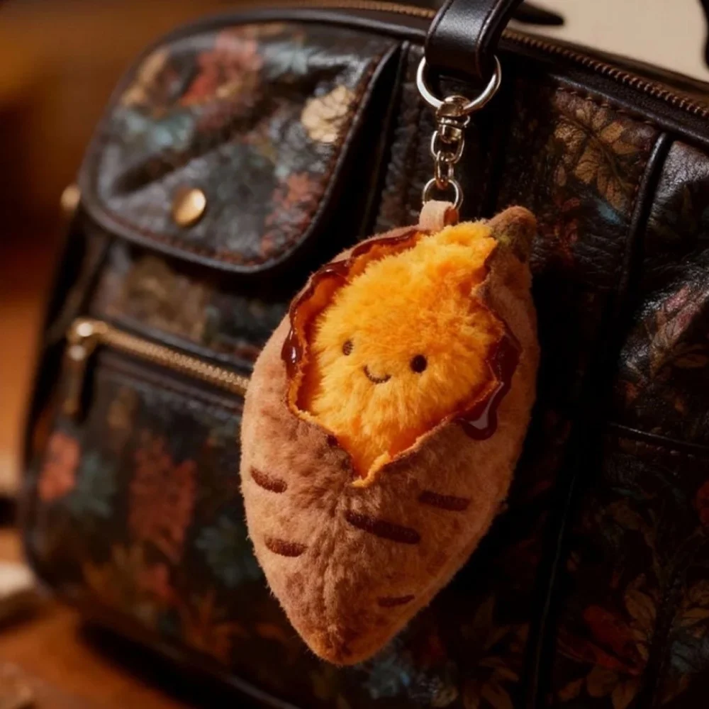 Llavero de peluche decorativo para bolso y mochila