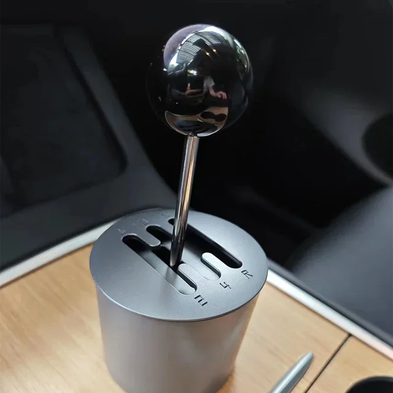 For Tesla Model 3 Y Gear Shift Rocker Manual Shift Lever Water Cup Decoration Modified Accessories