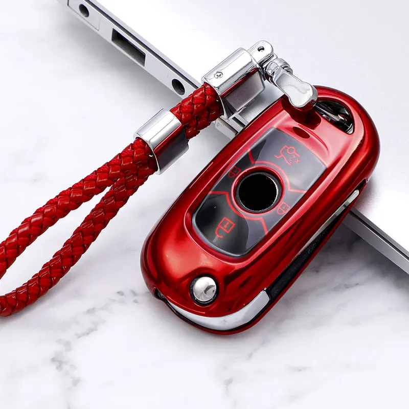 Car Soft Tpu Portachiavi Cover Bag Shell Portachiavi Per Buick Verano Encore Gl6 Per Opel Vauxhall Astra K Corsa E Protector