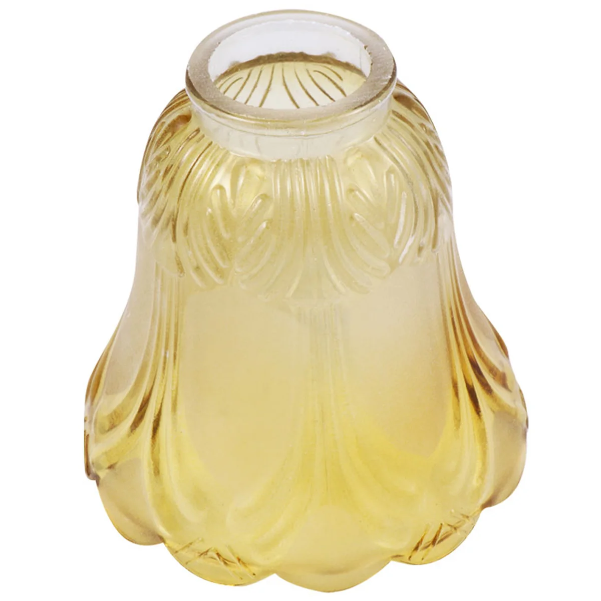 

Replaceable Glass Lamp Shade Golden Transparent Lampshade Table Light for Living Room Bedroom