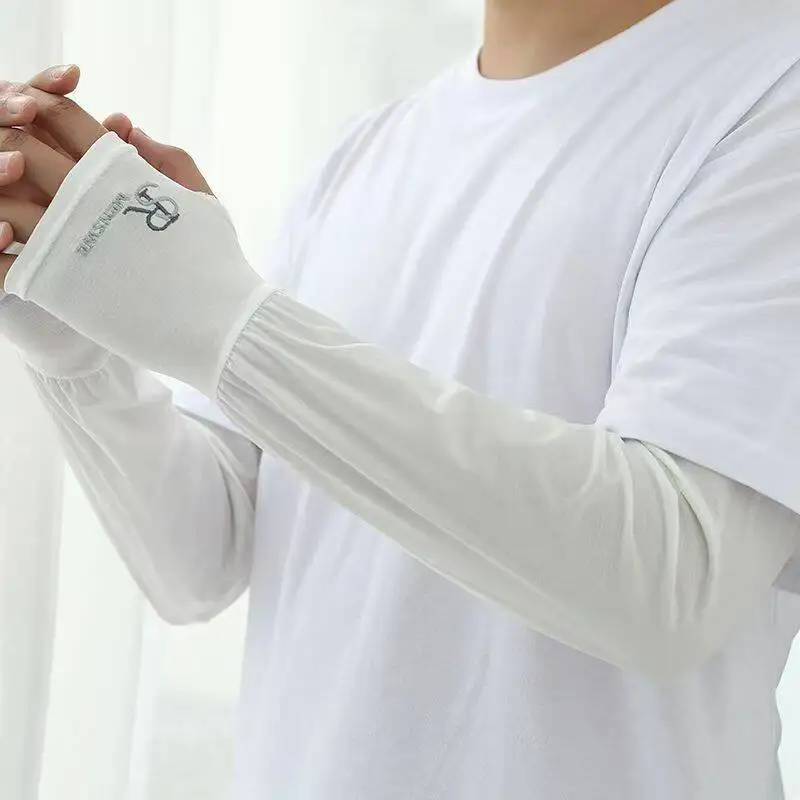 전기 용접 슬리브 커버 남성용 특수 화상 방지 용접 건설 현장 작업 아이스 슬리브 자외선 차단 루즈핏 롱 글러브