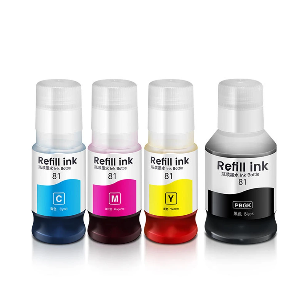 

Refill Ink BK/C/M/Y Dye Ink Compatible for Canon G1820/2820/3820/3821/2860/3960 Deskjet Inkjet Printer Tank Cartridges CISS