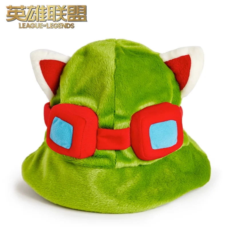 

Original Genuine League of Legends Lol Teemo Hat Plush Doll Game Periphery Collectibles Hand Game Action Game Gifts for Kid Gift