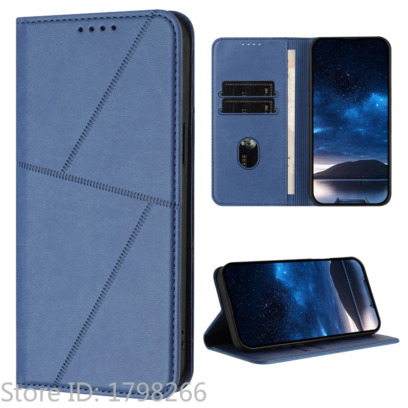 Luxury Pattern Flower Leather Phone Case - Flip Cover Wallet with Card Holder