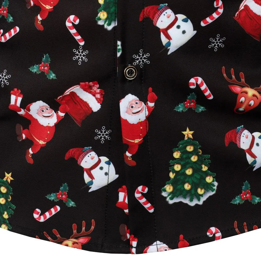 Long Sleeve Shirt Men Casual Shirt Men Long Sleeve Shirt Christmas Shirt