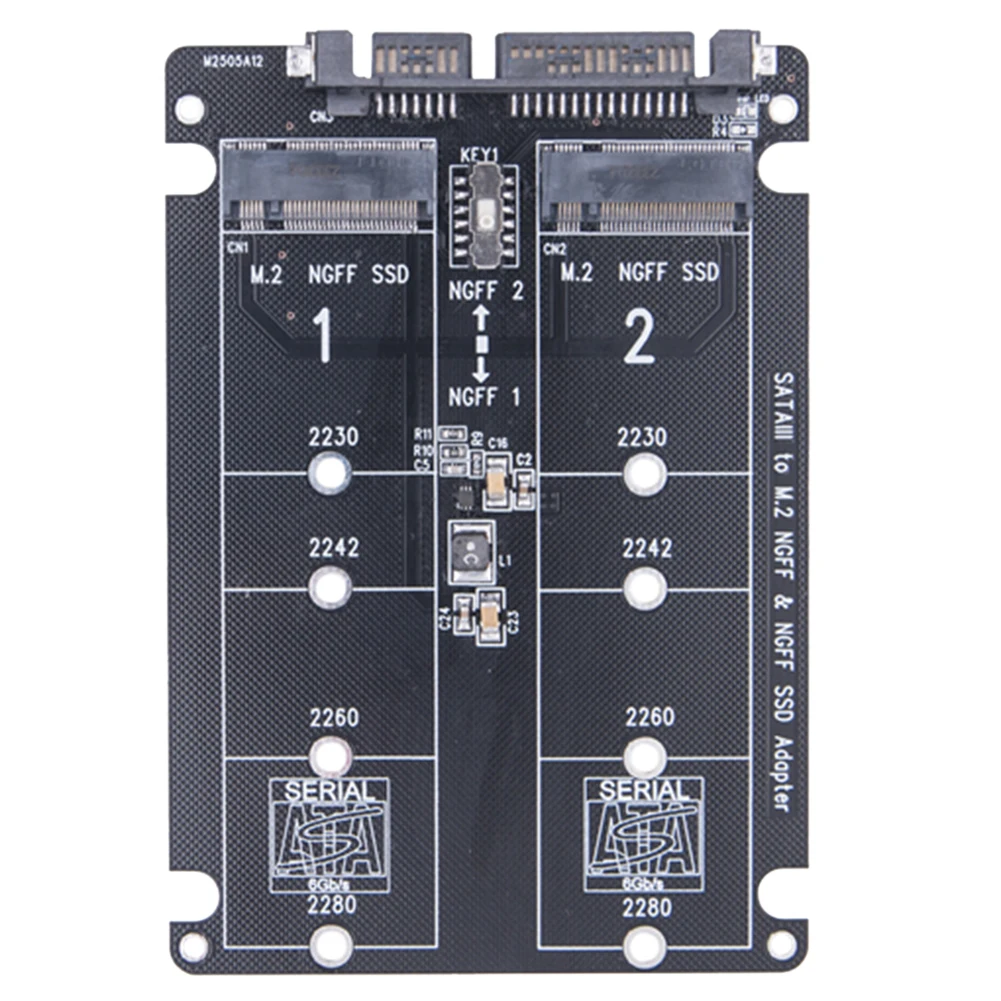 NGFF SATA SSD To SATA Adapter Card Msata To