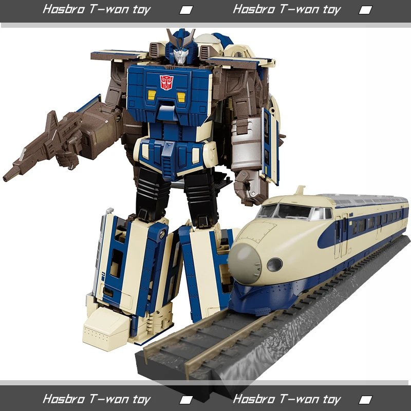 

Transformers Hasbro & Takara Tomy Masterpiece G Series Mpg-01 Trainbot Shouki Figure (Raiden Combiner) Premium Collectible Model
