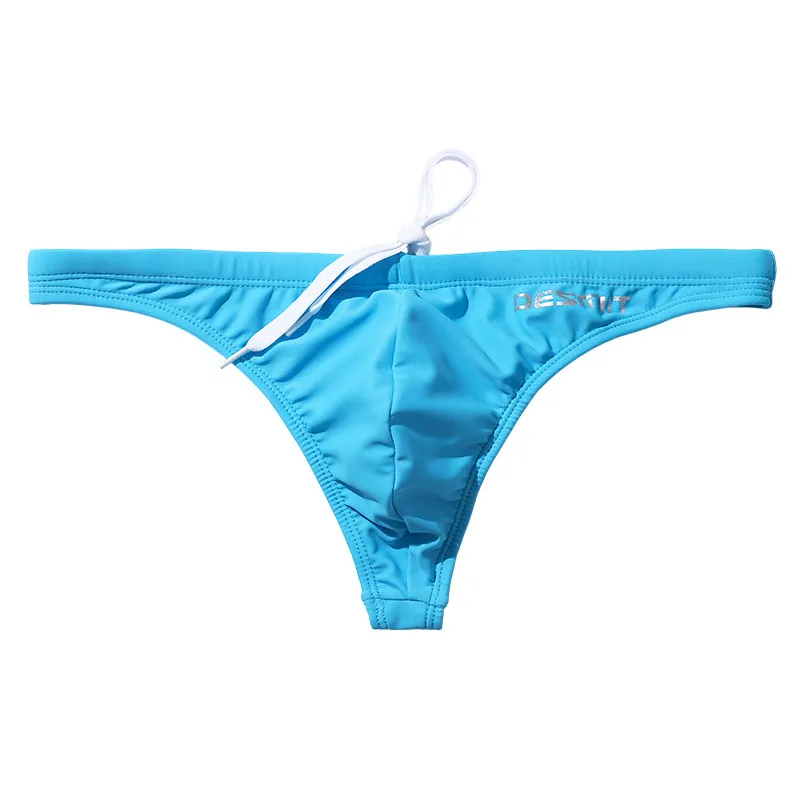 Swim Trunks Swim Briefs Men Swim Thong Bikini Briefs Slip Homme Sexy String Swimsuit Swimming Trunks for Bathing Suit Beach Shorts Gay