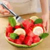 2025 Newest Watermelon Slicer Tool Stainless Steel Fruit Cutter Dual Head Watermelon Fork Melon Cutter Kitchen Gadgets 5