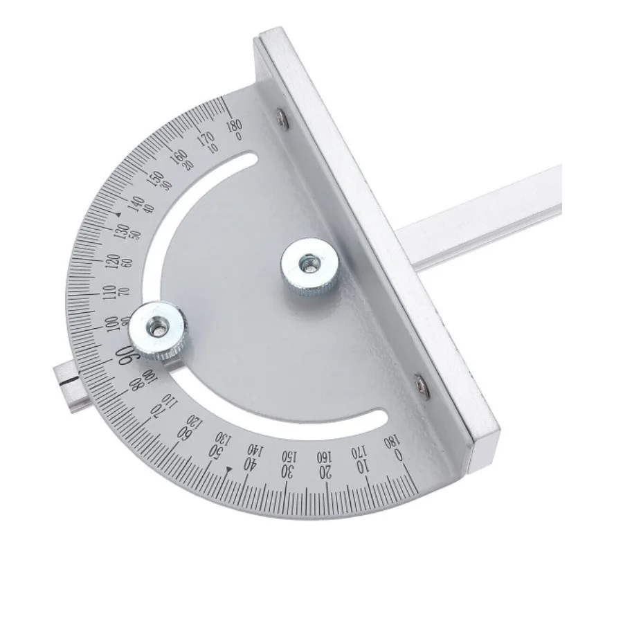 Angle Ruler 180 Degree Protractor Metal Finder Guage Goniometer Measure Stainless Steel Ruler Woodworking Machinery Parts