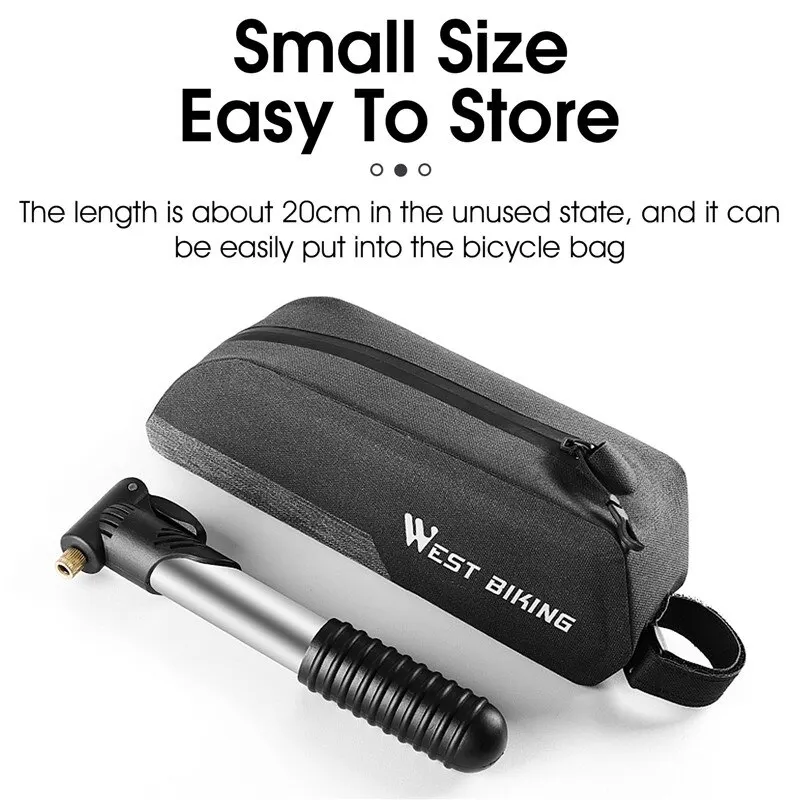 Bicycle Pump Portable Mini Bicycle Pump Cycling Hand Air Pump Ball Tire Inflator Schrader Presta Valve MTB Road Bike Accessories